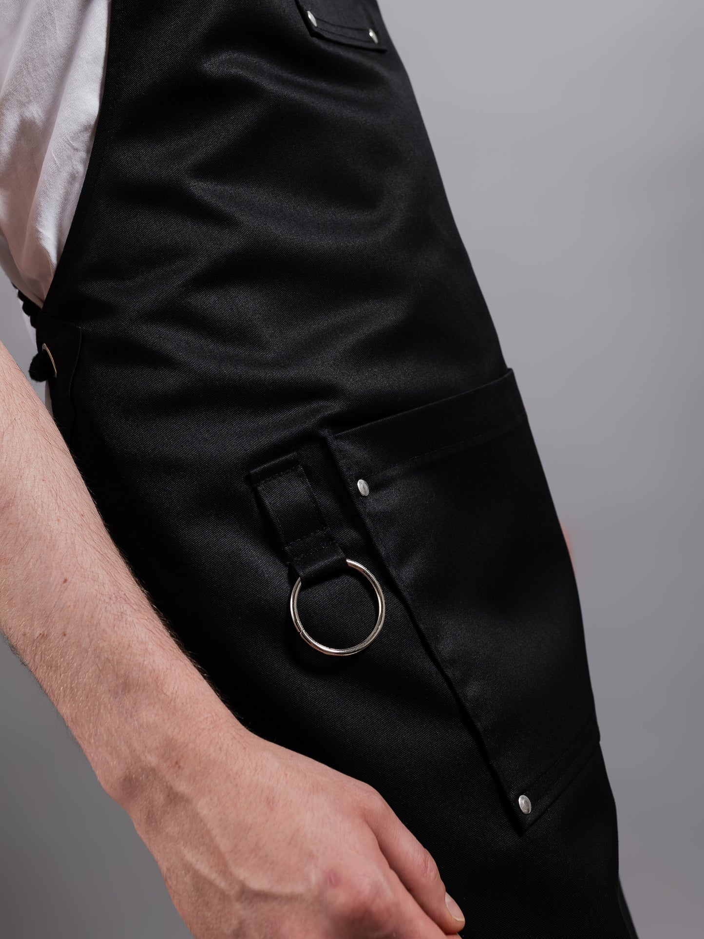 Șorț negru "Obsidian"