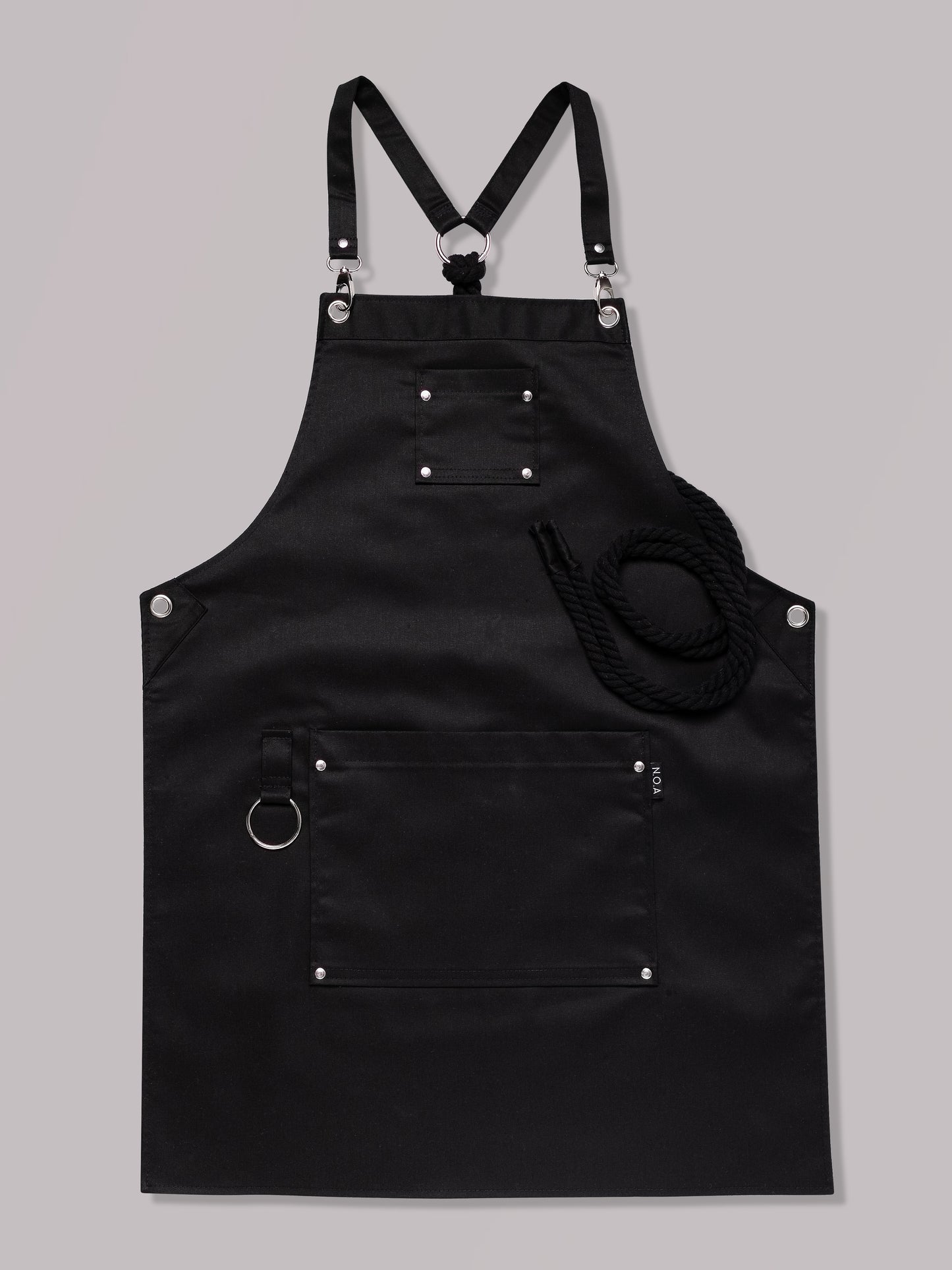 Șorț negru "Obsidian"