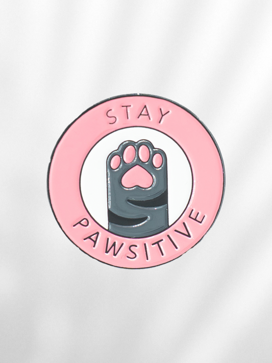 Pin "Stay Pawsitive"