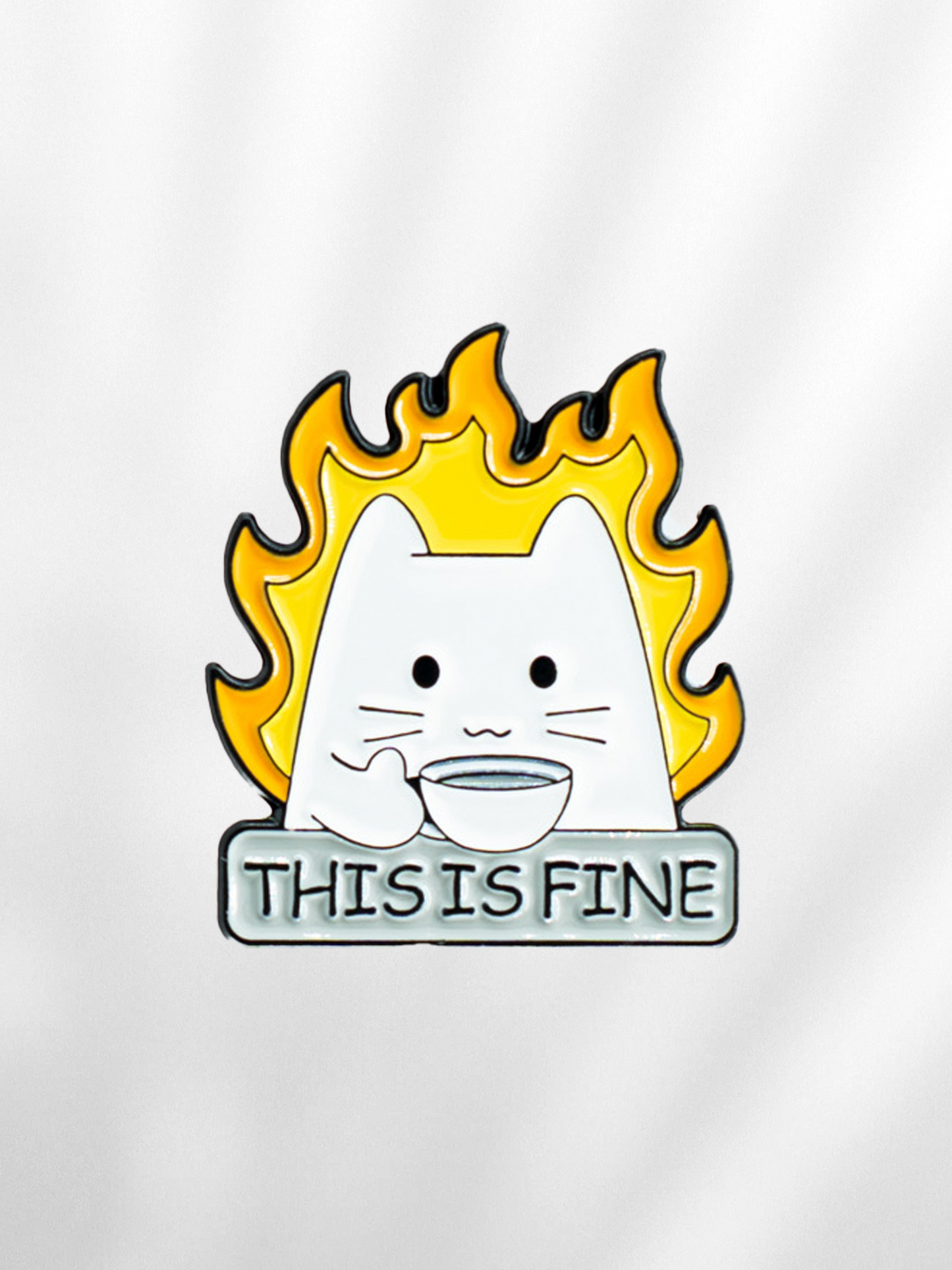 Pin "This if Fine Cat"