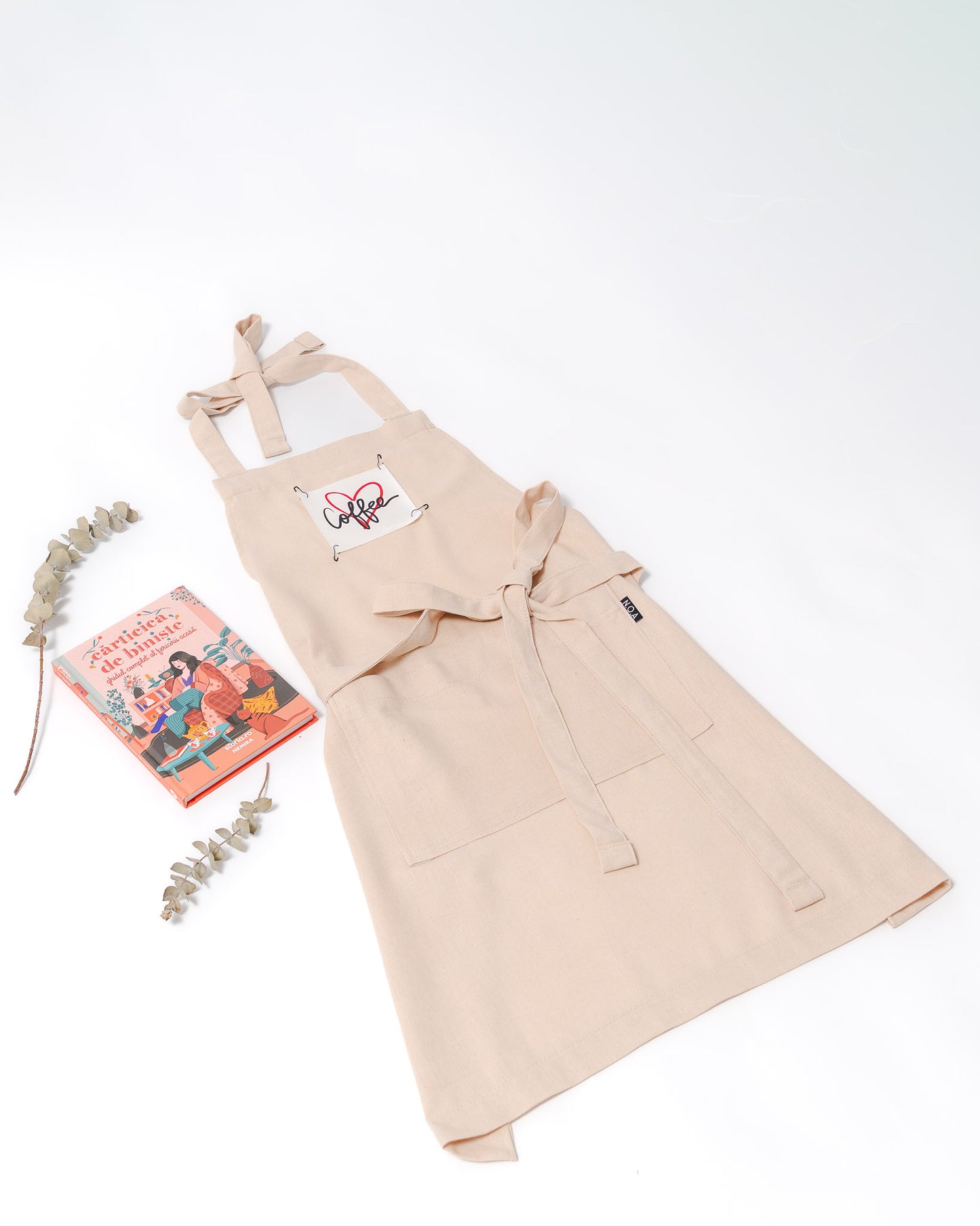 NOA x AerWear - Șorț din in natural - Bej natural