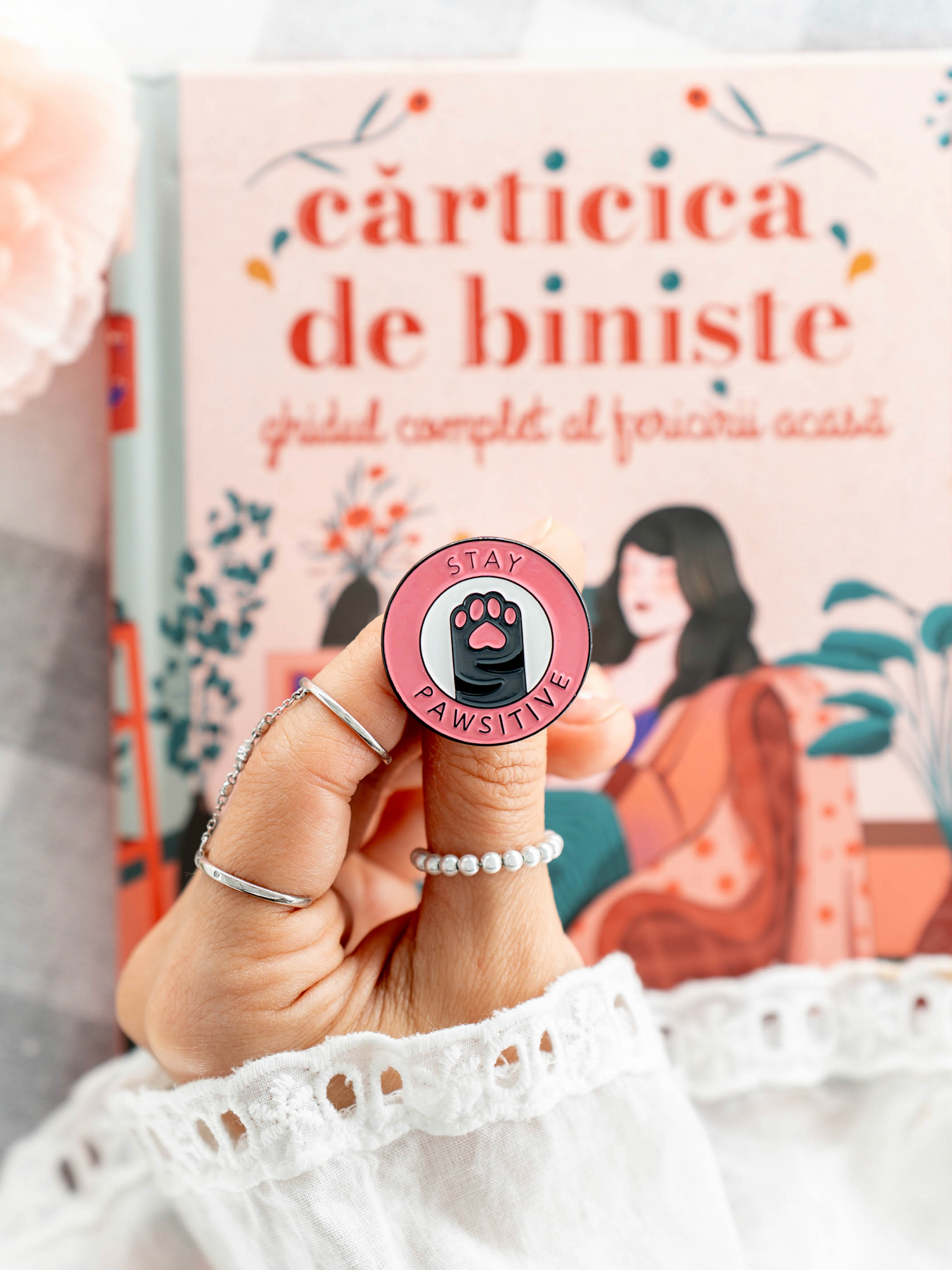Pin "Stay Pawsitive"